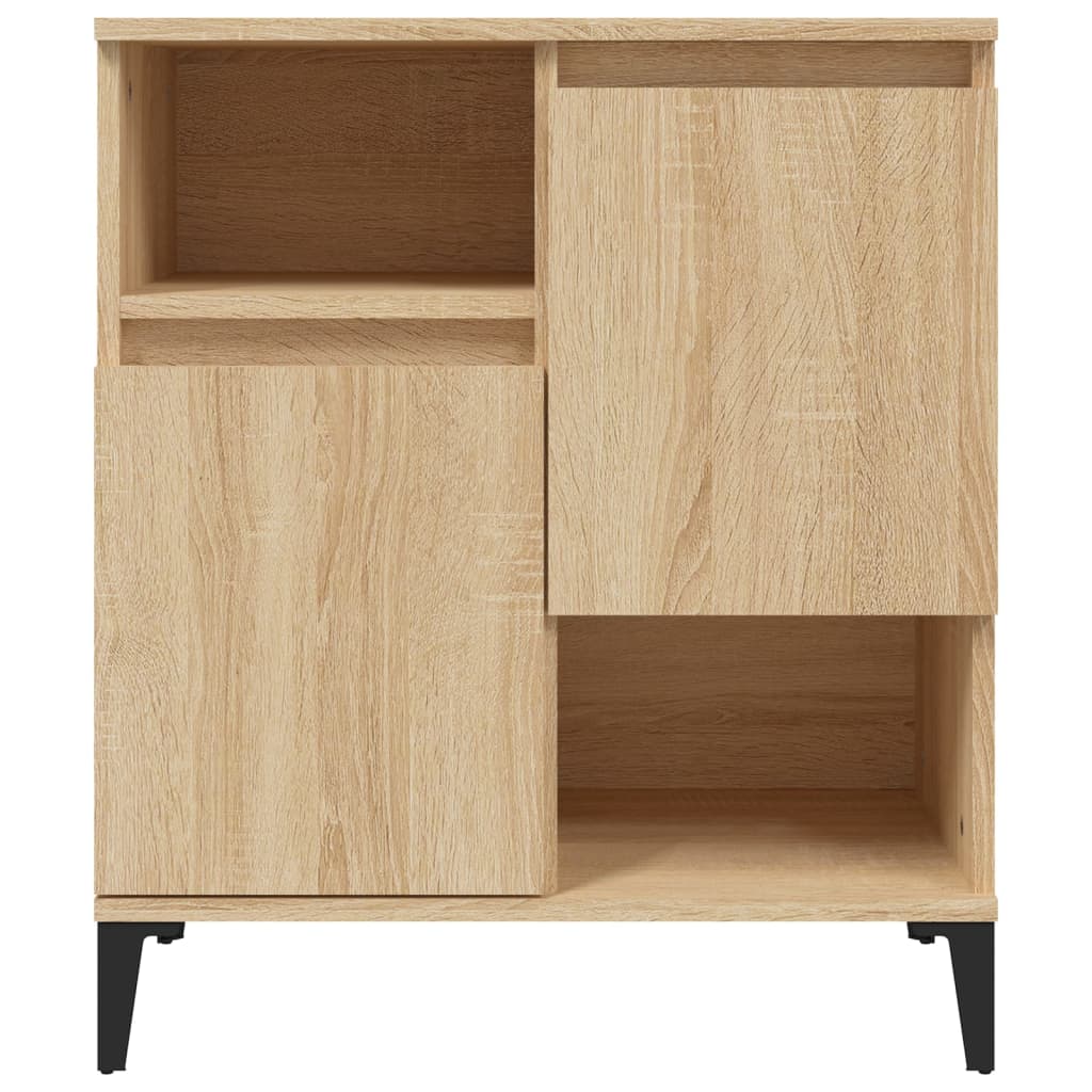 Komoda 3 kom boja hrasta sonome 60x35x70 cm konstruirano drvo