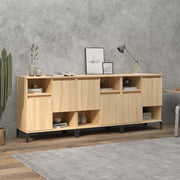Komoda 3 kom boja hrasta sonome 60x35x70 cm konstruirano drvo