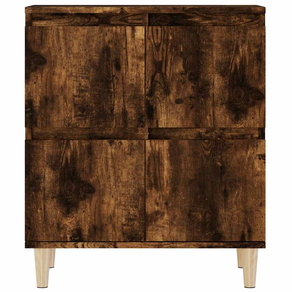 Komode 2 kom boja dimljenog hrasta 60x35x70cm konstruirano drvo
