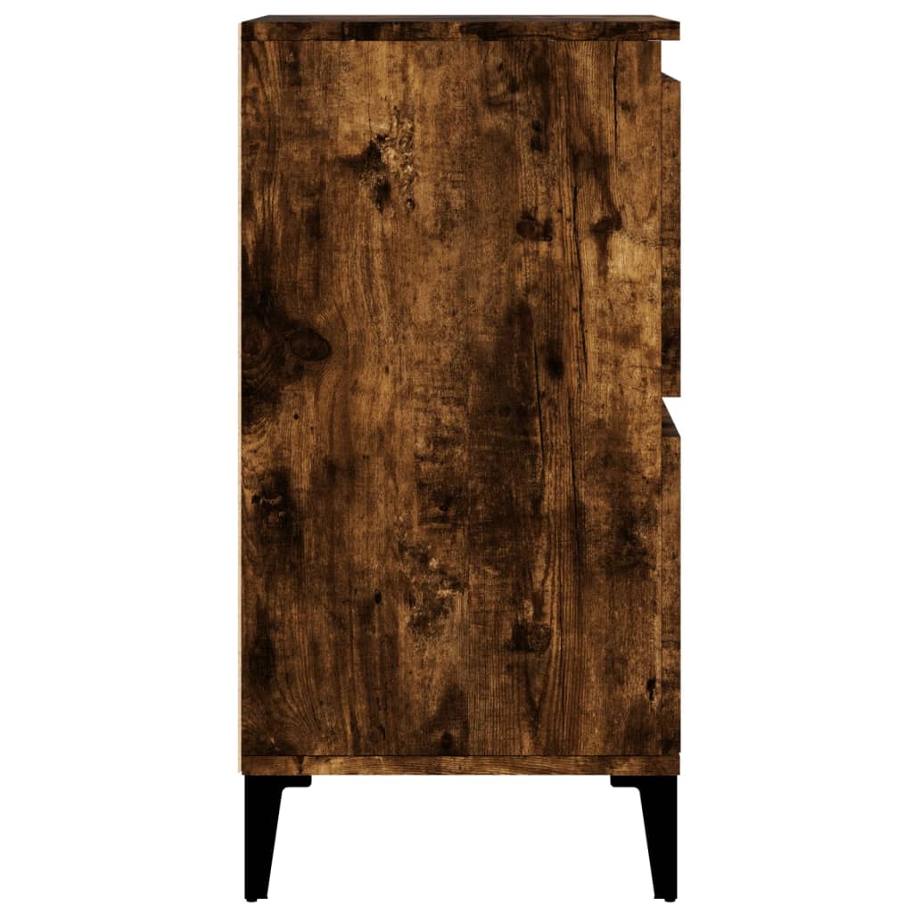 Komode 2 kom boja dimljenog hrasta 60x35x70cm konstruirano drvo