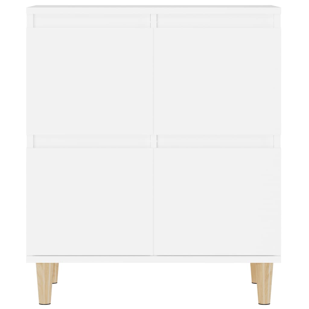 Komode 3 kom bijela 60x35x70cm konstruirano drvo