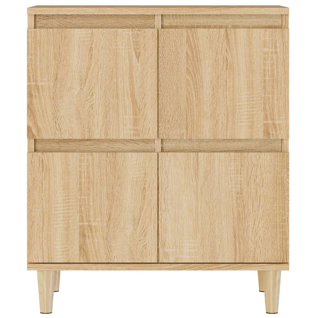 Komoda 3 kom boja hrasta sonome 60x35x70 cm konstruirano drvo