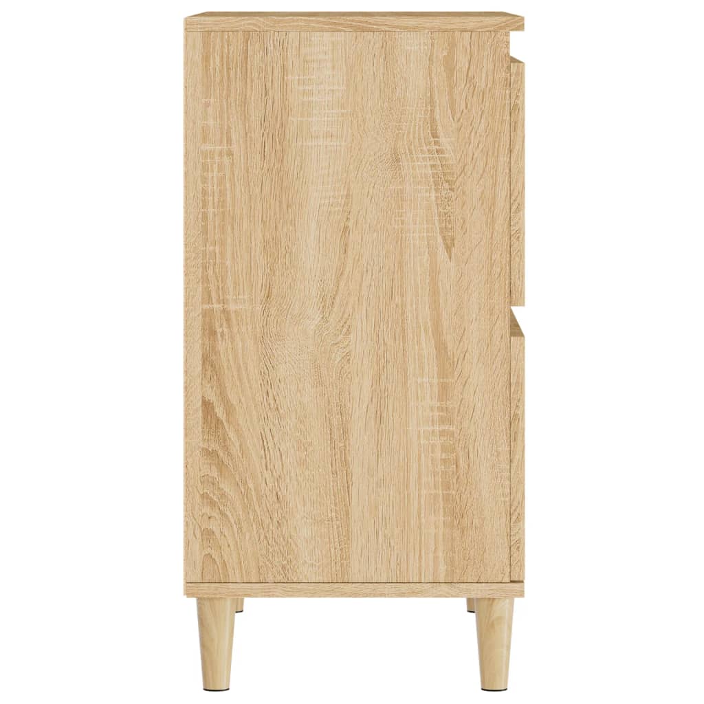 Komoda 3 kom boja hrasta sonome 60x35x70 cm konstruirano drvo