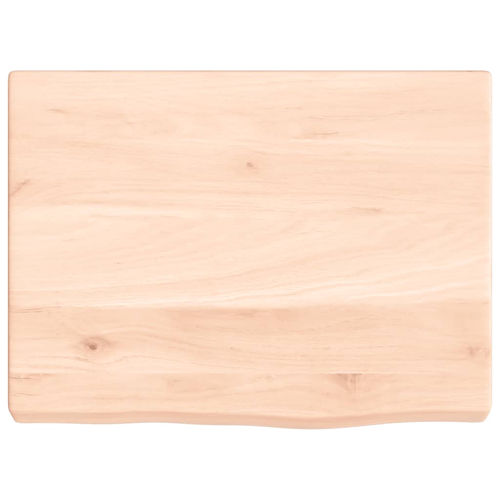 Kupaonska radna ploča 40x30x(2-4) cm netretirano masivno drvo