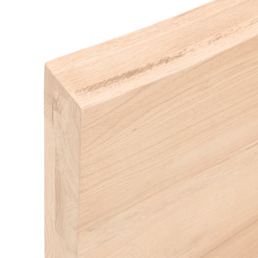 Kupaonska radna ploča 40x40x(2-6) cm netretirano masivno drvo