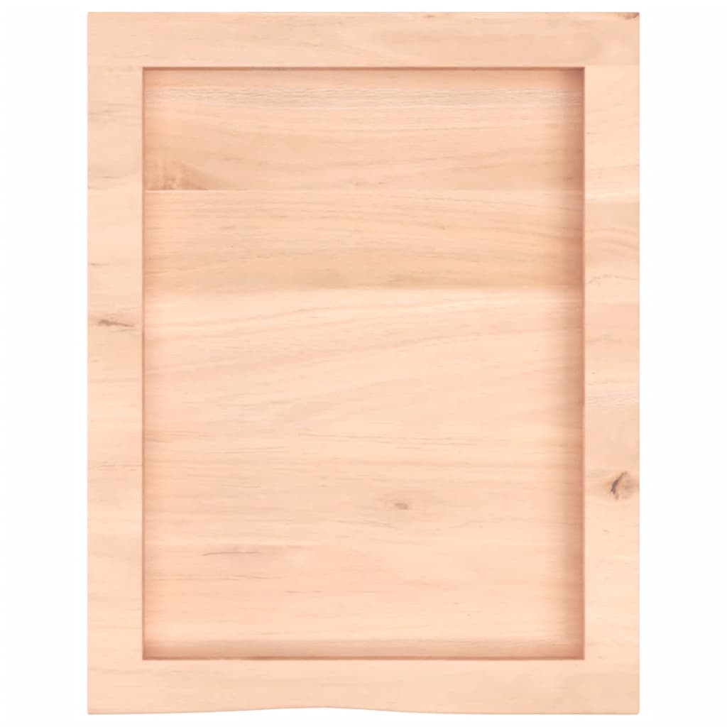 Kupaonska radna ploča 40x50x(2-4) cm netretirano masivno drvo