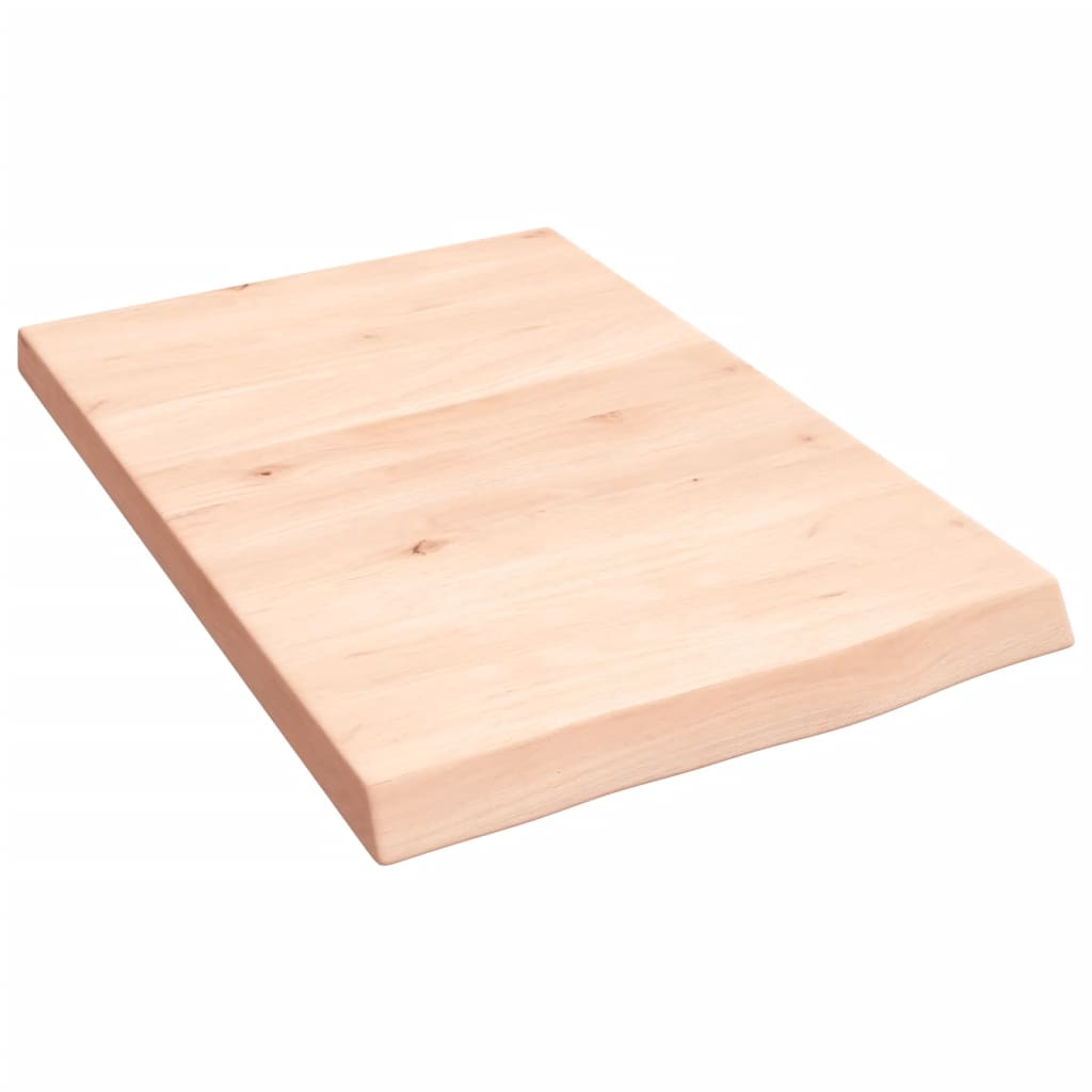 Kupaonska radna ploča 40x60x(2-4) cm netretirano masivno drvo