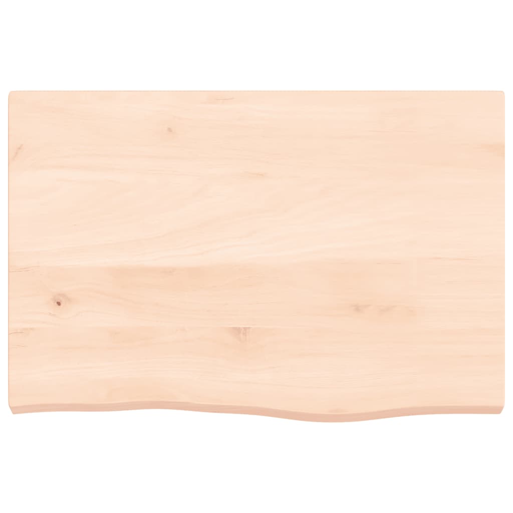 Kupaonska radna ploča 60x40x(2-4) cm netretirano masivno drvo