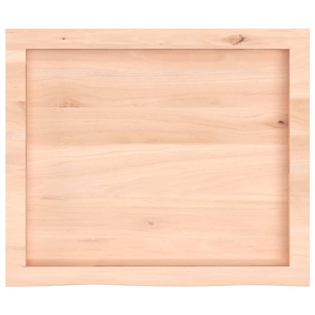 Kupaonska radna ploča 60x50x(2-6) cm netretirano masivno drvo