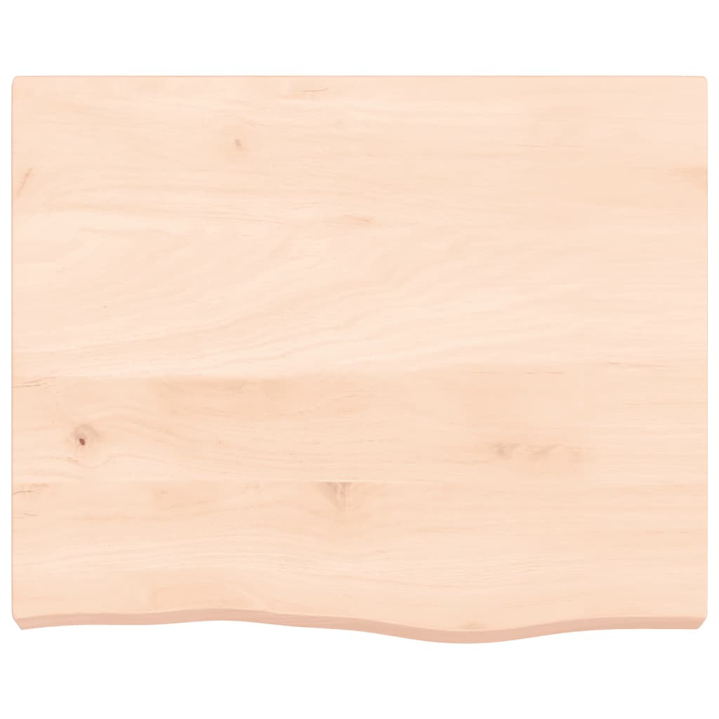 Kupaonska radna ploča 60x60x(2-6) cm netretirano masivno drvo