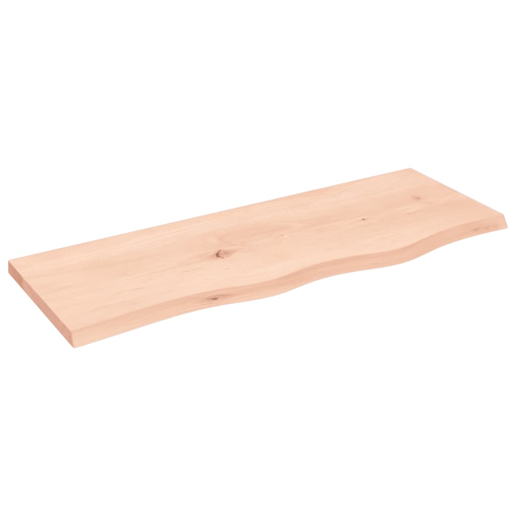 Kupaonska radna ploča 80 x 30 x 2 cm netretirano masivno drvo