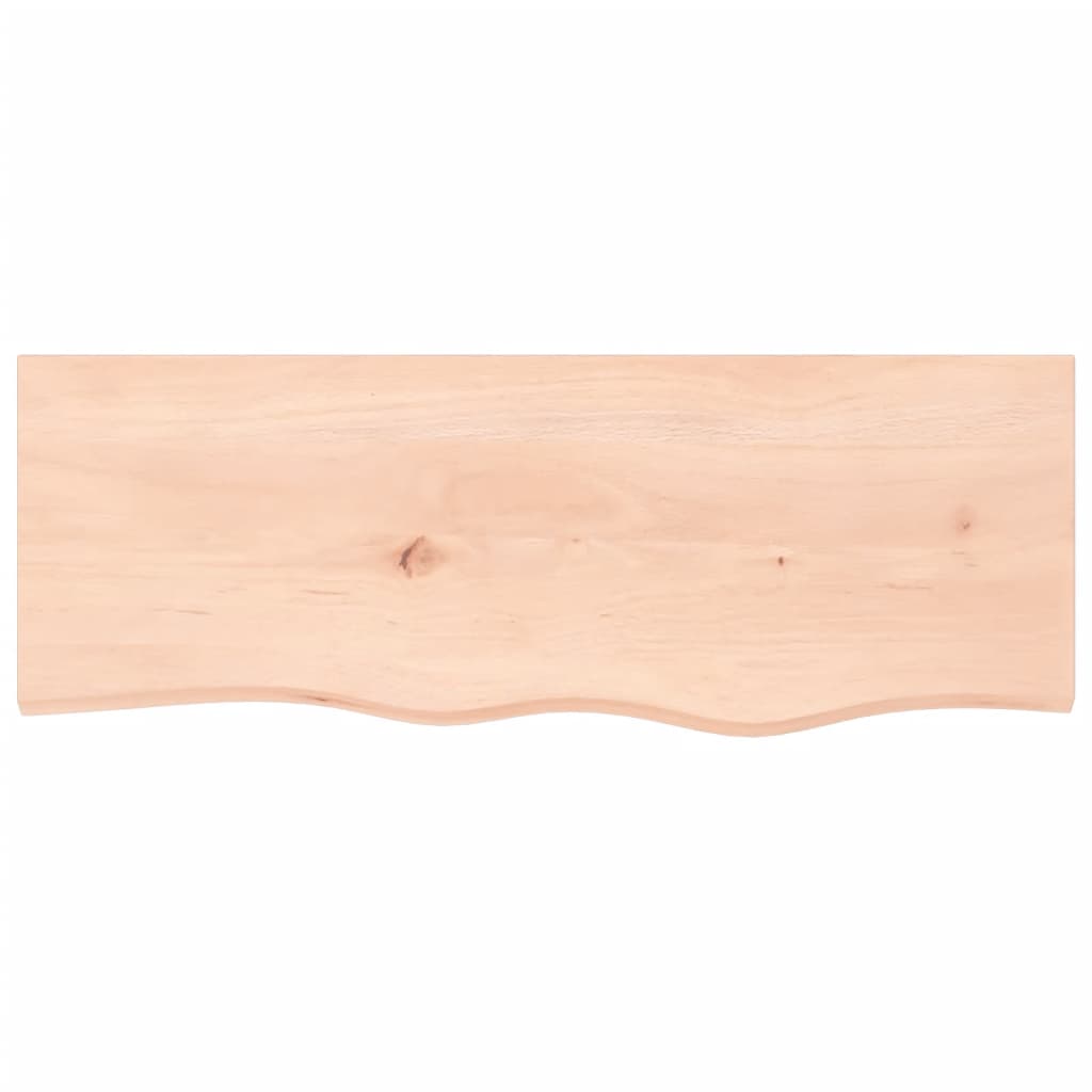 Kupaonska radna ploča 80x30x(2-4) cm netretirano masivno drvo