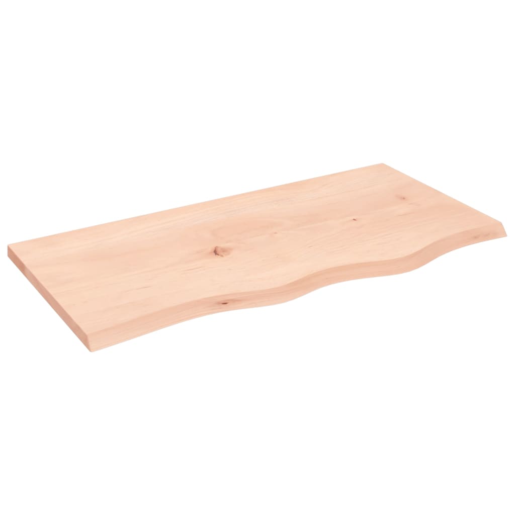 Kupaonska radna ploča 80x40x2 cm netretirano masivno drvo