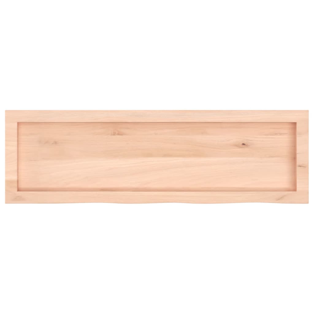 Kupaonska radna ploča 100x30x(2-4) cm netretirano masivno drvo