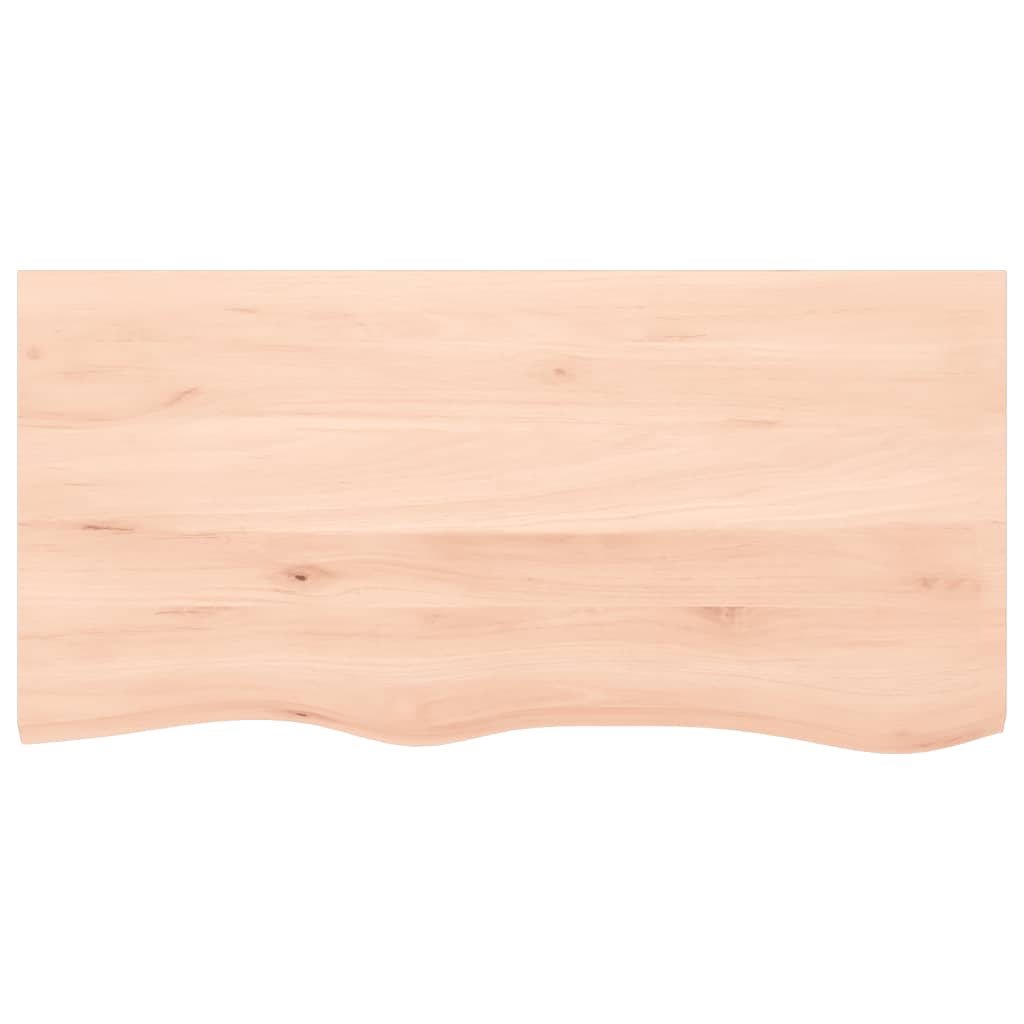 Kupaonska radna ploča 100x50x2 cm netretirano masivno drvo