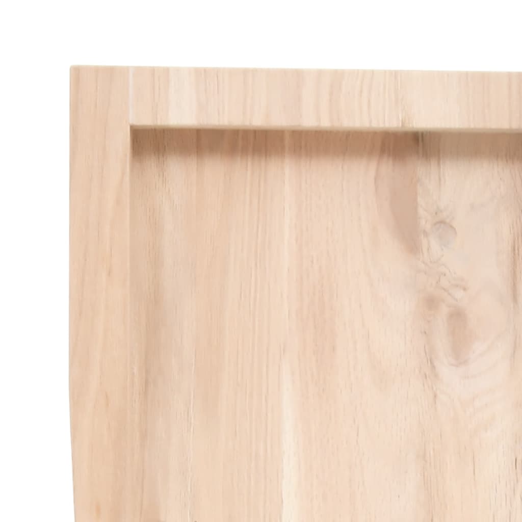 Kupaonska radna ploča 100x60x(2-4) cm netretirano masivno drvo