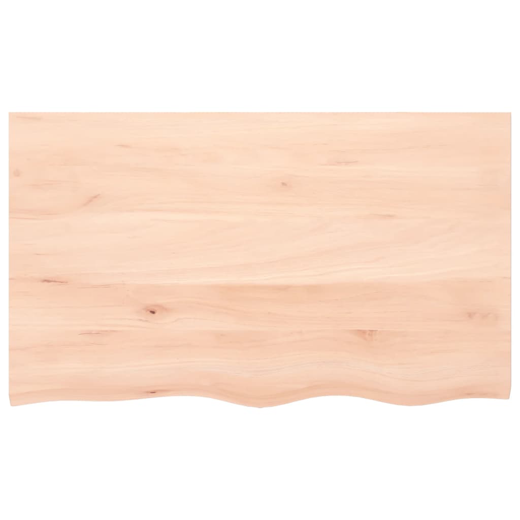 Kupaonska radna ploča 100x60x(2-6) cm netretirano masivno drvo