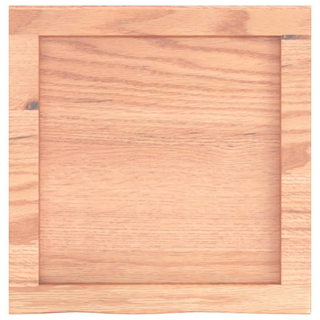 Kupaonska radna ploča svjetlosmeđa 40x40x(2-4) cm masivno drvo