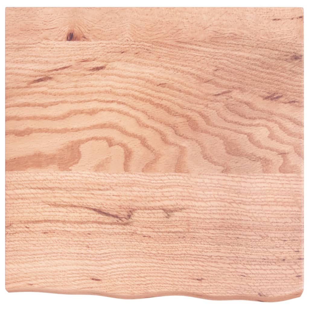 Kupaonska radna ploča svjetlosmeđa 60x60x(2-6) cm masivno drvo