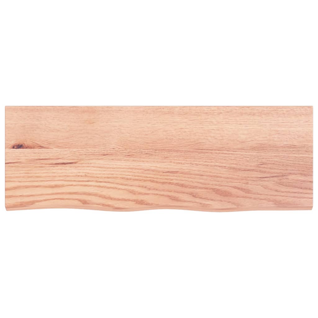 Kupaonska radna ploča svjetlosmeđa 80x30x2 cm tretirano drvo
