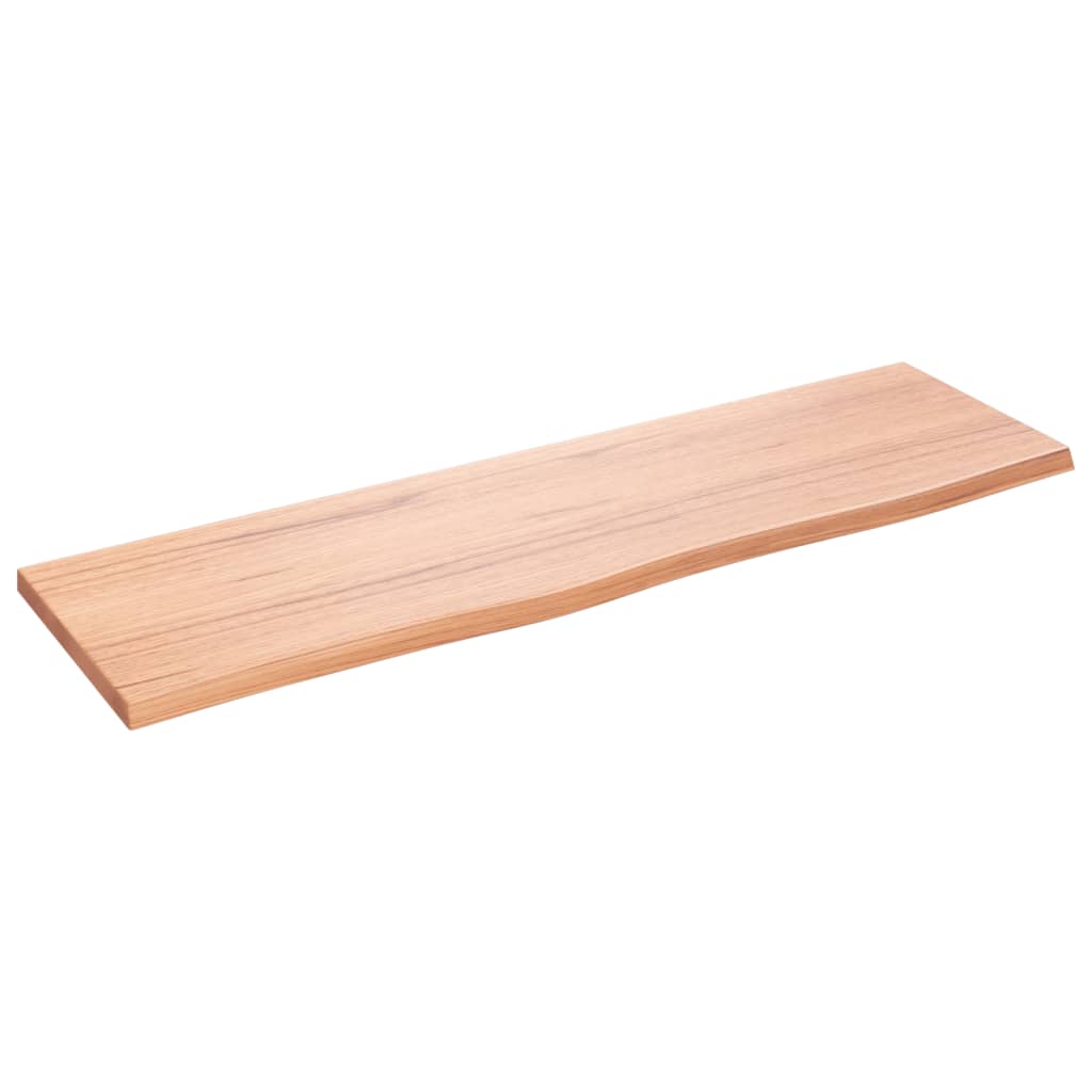 Kupaonska radna ploča svjetlosmeđa 100x30x2 cm tretirano drvo