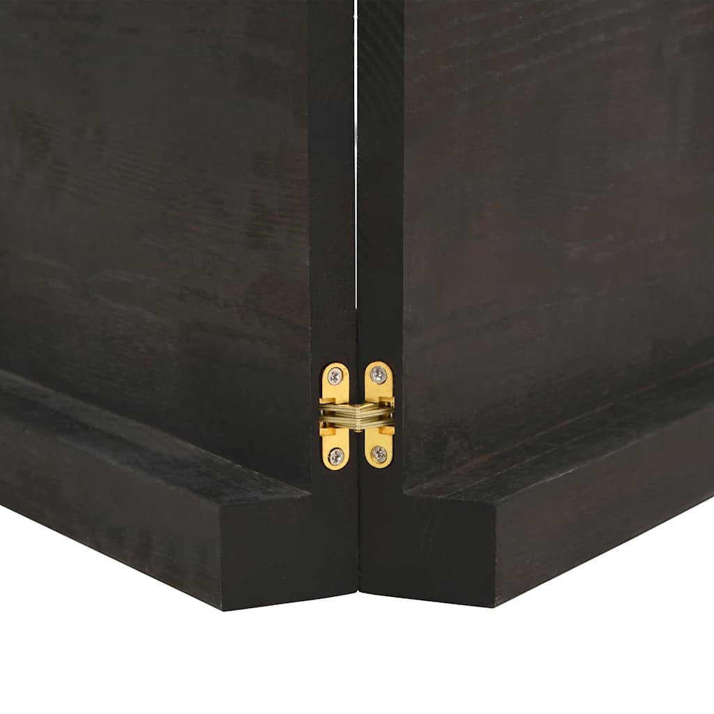 Kupaonska radna ploča tamnosmeđa 120x40x(2-6) cm tretirano drvo