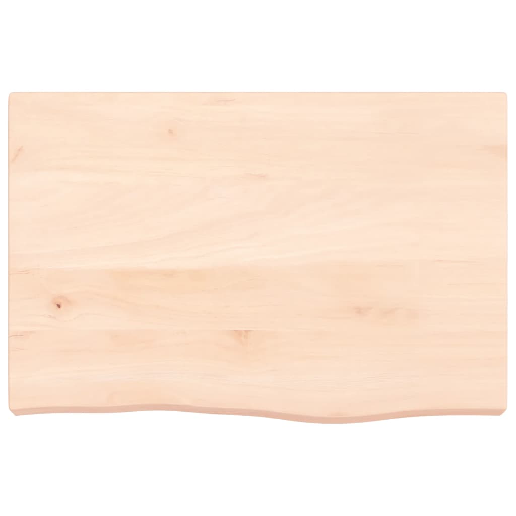 Stolna ploča 60x40x(2-6) cm od netretirane masivne hrastovine