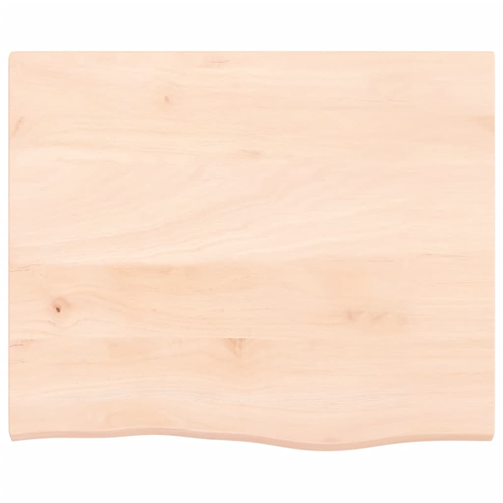 Stolna ploča 60x50x2 cm od netretirane masivne hrastovine
