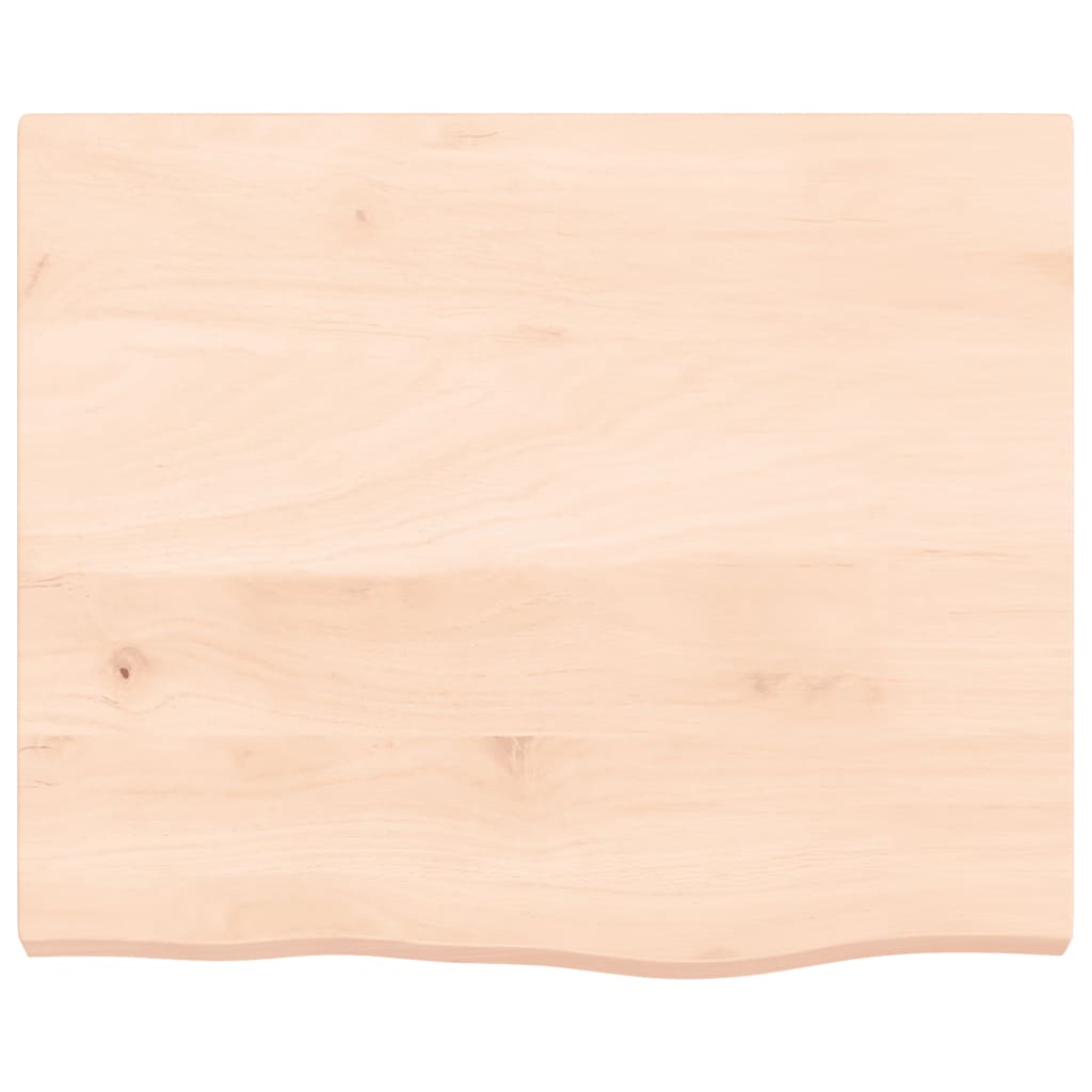 Stolna ploča 60x50x(2-4) cm od netretirane masivne hrastovine