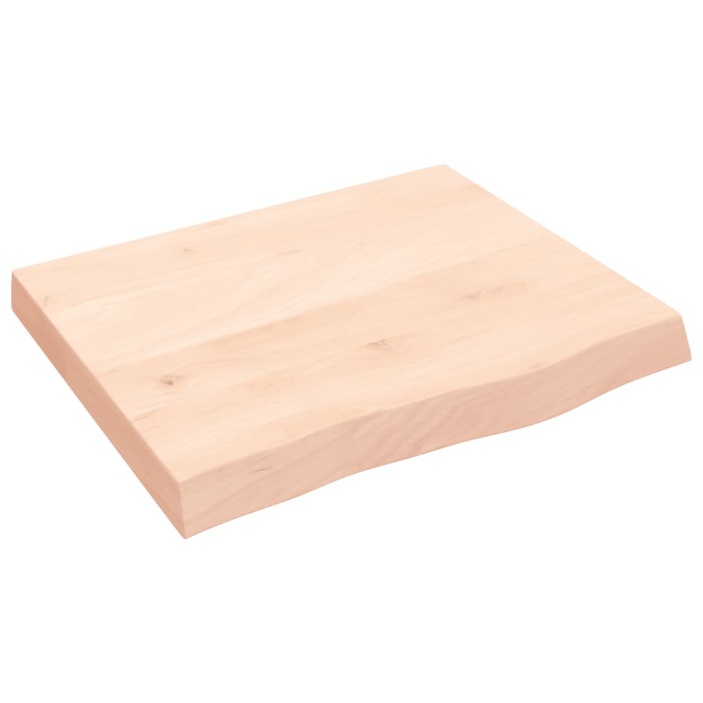 Stolna ploča 60x50x(2-6) cm od netretirane masivne hrastovine