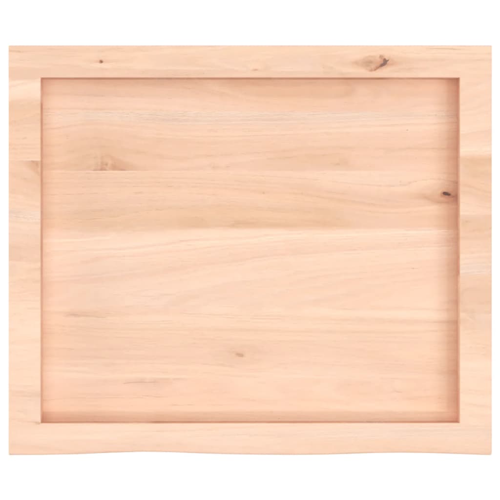 Stolna ploča 60x50x(2-6) cm od netretirane masivne hrastovine