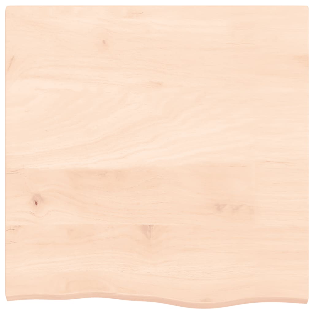 Stolna ploča 60 x 60 x 2 cm od netretirane masivne hrastovine