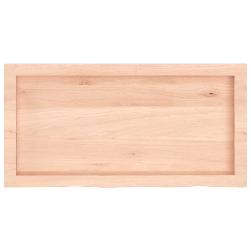 Stolna ploča 80x40x(2-4) cm od netretirane masivne hrastovine