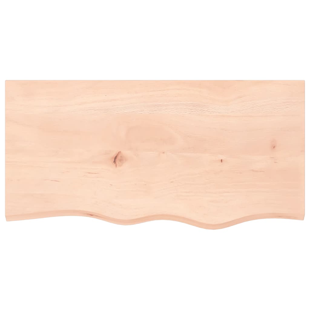 Stolna ploča 80x40x(2-6) cm od netretirane masivne hrastovine