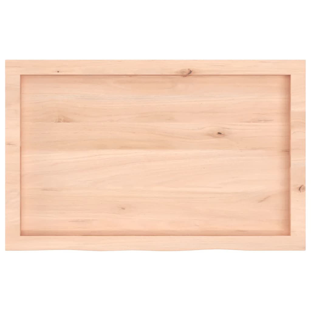 Stolna ploča 80x50x(2-6) cm od netretirane masivne hrastovine