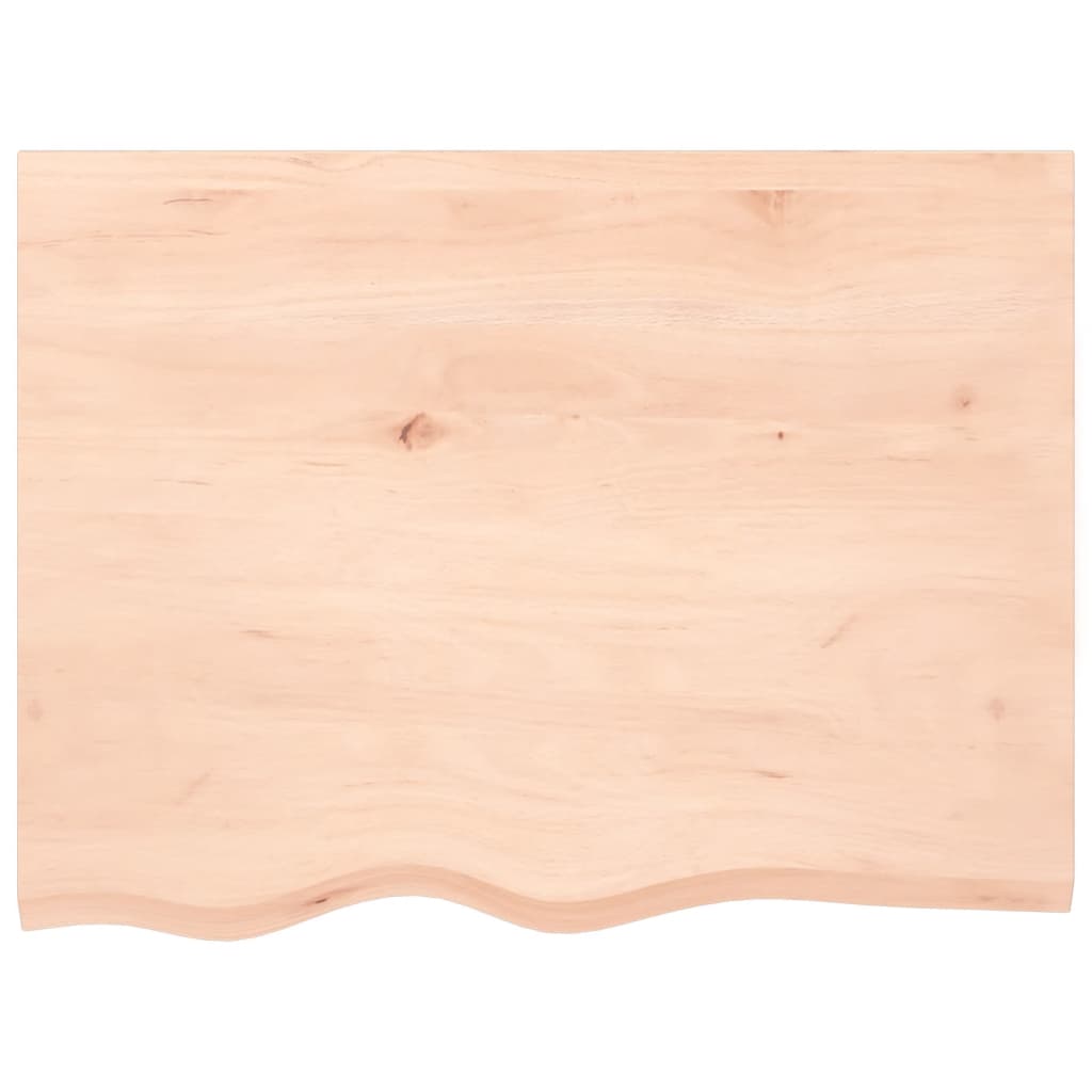 Stolna ploča 80x60x(2-4) cm od netretirane masivne hrastovine