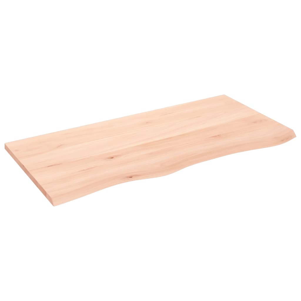 Stolna ploča 100 x 50 x 2 cm od netretirane masivne hrastovine