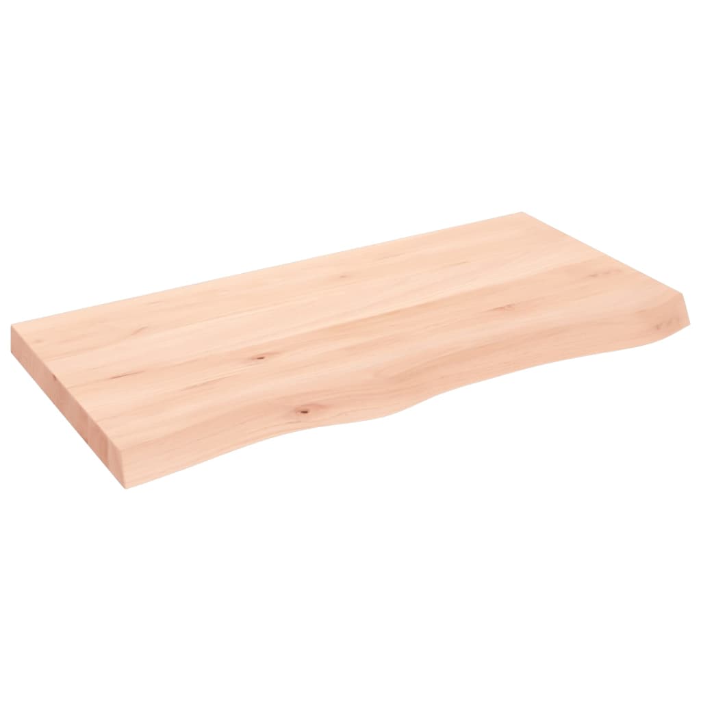 Stolna ploča 100x50x(2-6) cm od netretirane masivne hrastovine