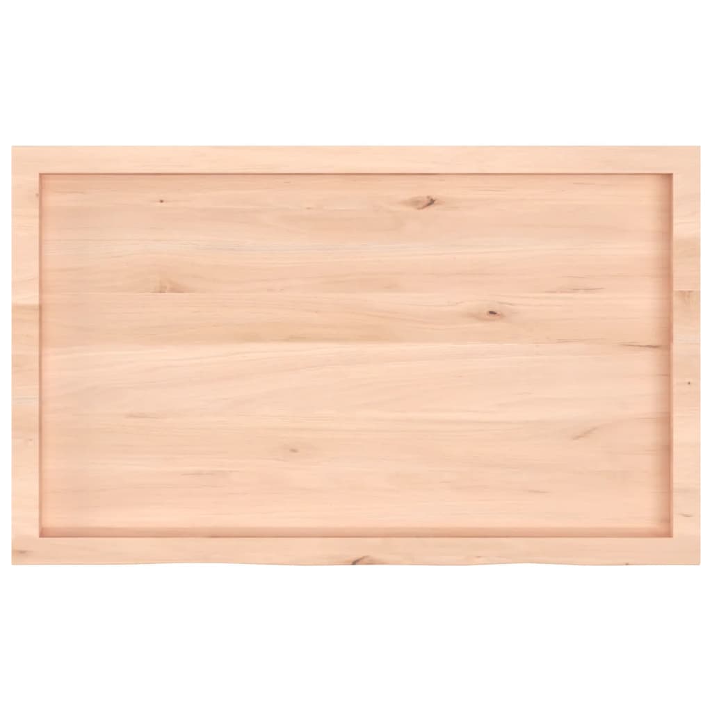 Stolna ploča 100x60x(2-6) cm od netretirane masivne hrastovine