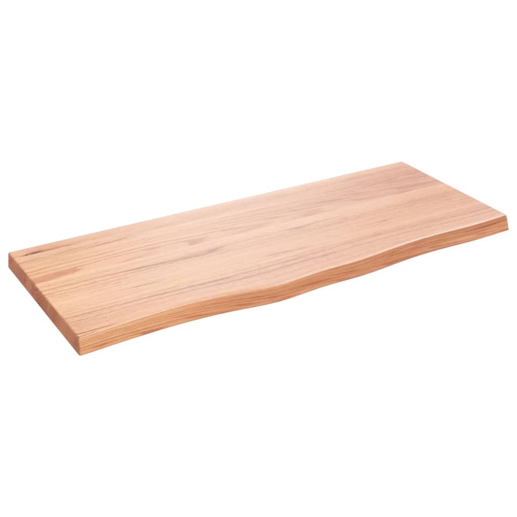 Stolna ploča svjetlosmeđa 100x40x(2-4) cm tretirana hrastovina