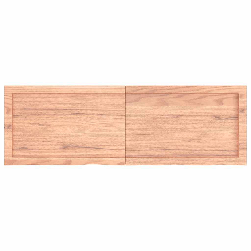 Stolna ploča svjetlosmeđa 120x40x(2-4) cm tretirana hrastovina