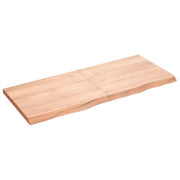 Stolna ploča svjetlosmeđa 120x50x(2-4) cm tretirana hrastovina