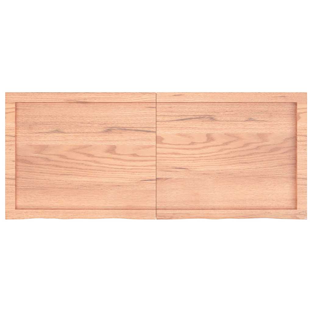 Stolna ploča svjetlosmeđa 120x50x(2-4) cm tretirana hrastovina