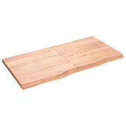 Stolna ploča svjetlosmeđa 120x60x(2-4) cm tretirana hrastovina
