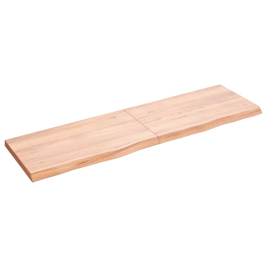 Stolna ploča svjetlosmeđa 140x40x(2-4) cm tretirana hrastovina