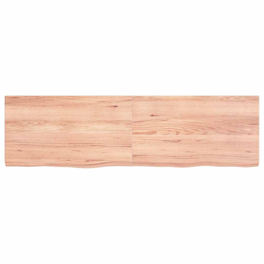 Stolna ploča svjetlosmeđa 140x40x(2-4) cm tretirana hrastovina