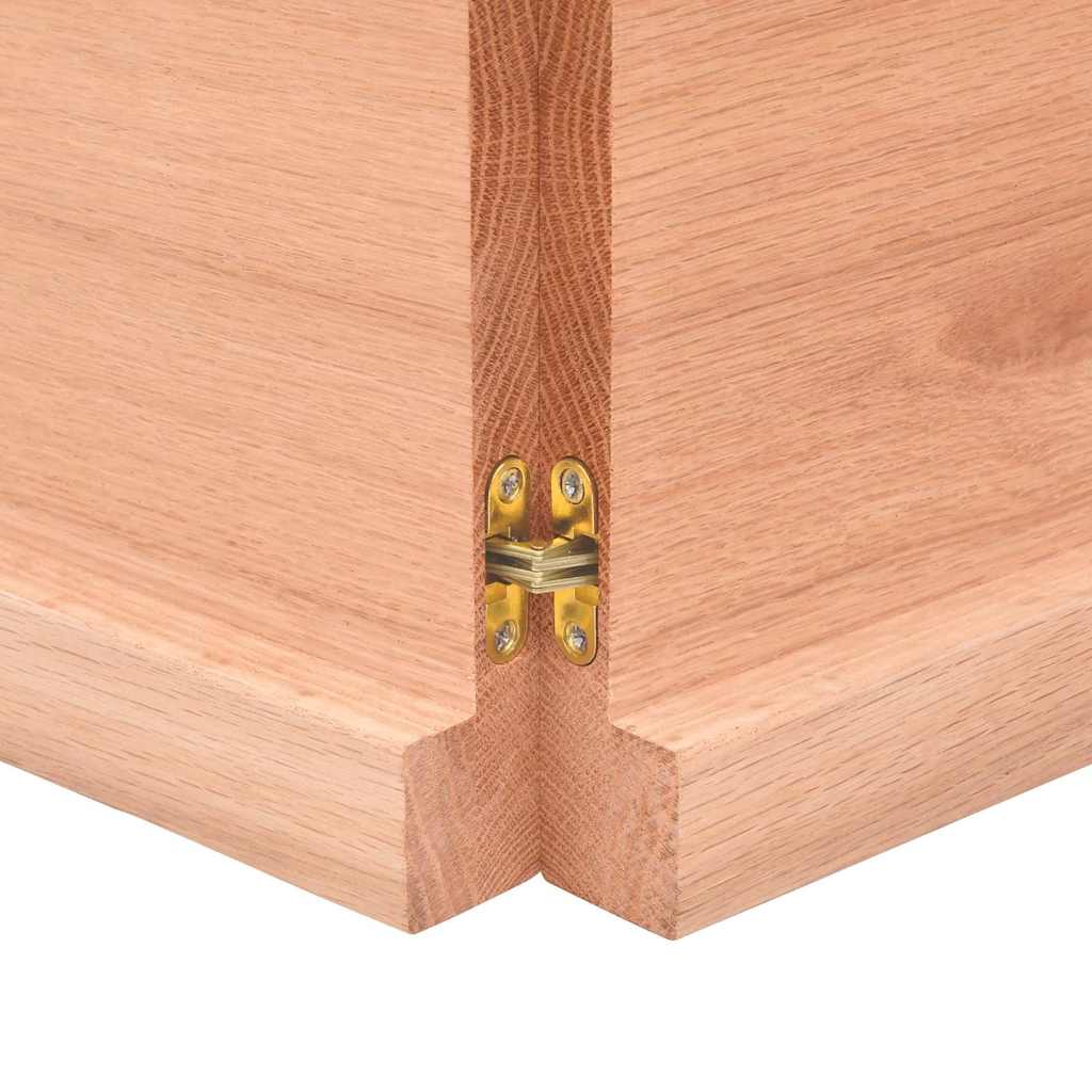 Stolna ploča svjetlosmeđa 140x50x(2-4) cm tretirana hrastovina