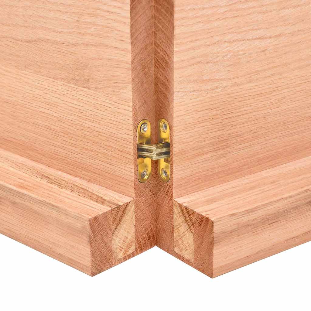 Stolna ploča svjetlosmeđa 140x50x(2-6) cm tretirana hrastovina