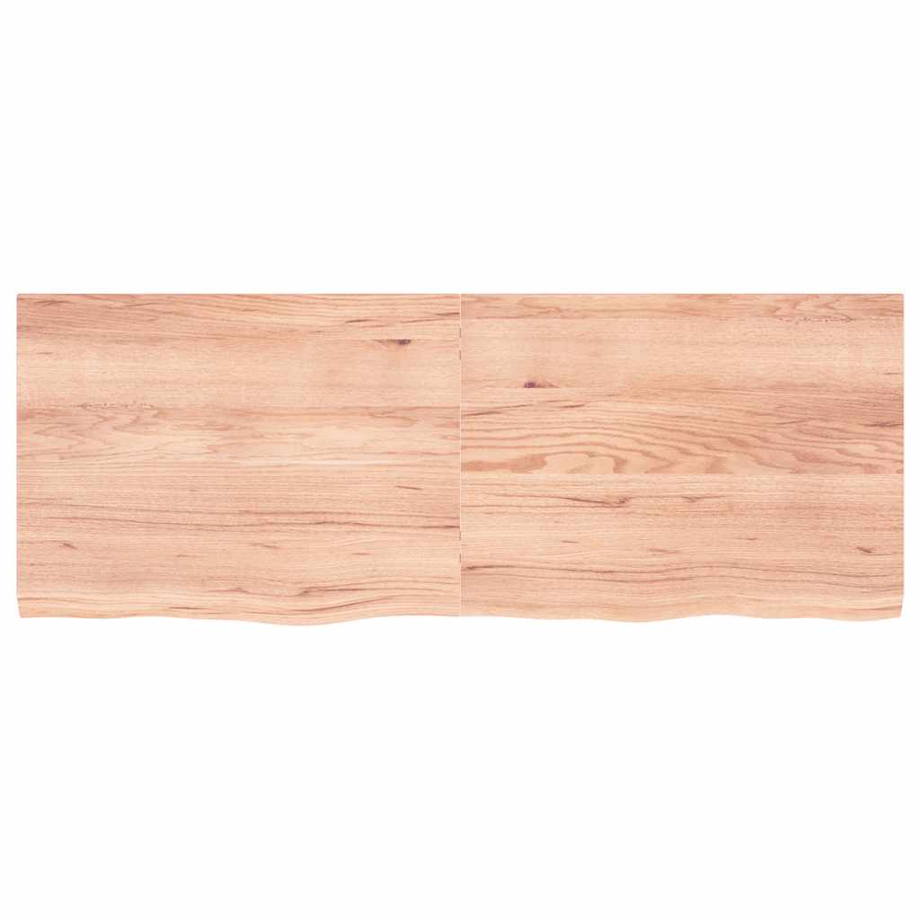 Stolna ploča svjetlosmeđa 160x60x(2-4) cm tretirana hrastovina