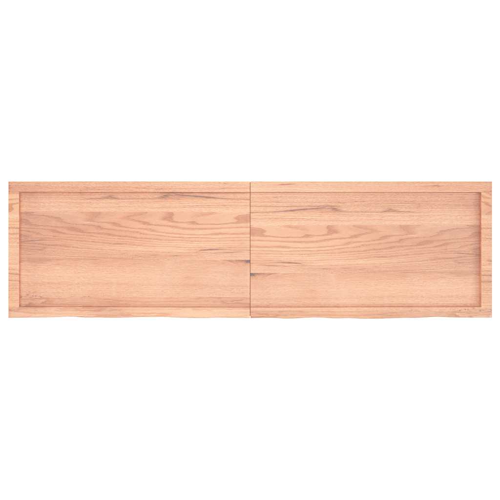 Stolna ploča svjetlosmeđa 180x50x(2-4) cm tretirana hrastovina